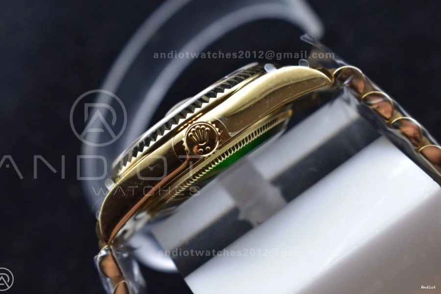 Version V2 36 YG Bracelet BPF A2836 DayDate On Best President 0218